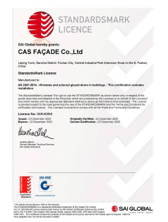 SAI Global Certificate